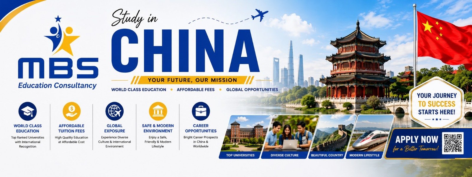 STUDY IN CHINA studyabroadmbs.com, education consultancy Pakistan.